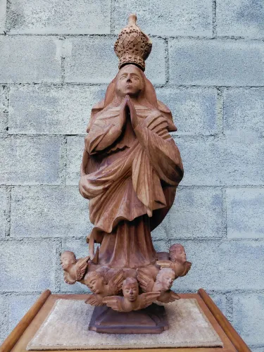 Arte Sacra - Nossa Senhora - Madeira sucupira - Original anos 60 