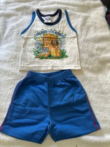 Conjunto bebê casinha dos animais
