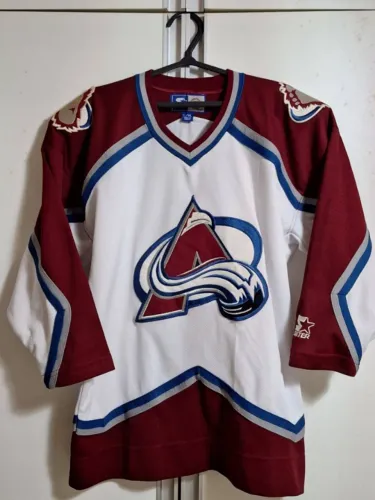 Camisa Jersey Colorado Avalanche Starter NHL Anos 90 Hockey Raridade Original Oficial