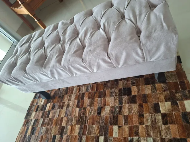 Poltrona estilo recamier cor lilás