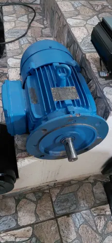 Motor weg trifásico 6 cv 1740rpm com freio ideal para elevador