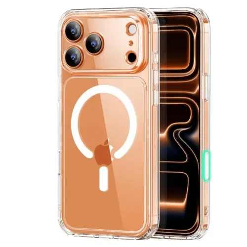 Capa Clear Case MagSafe Magnetic para iPhone Linha 17 | 17 Pro Max | 17 Pro