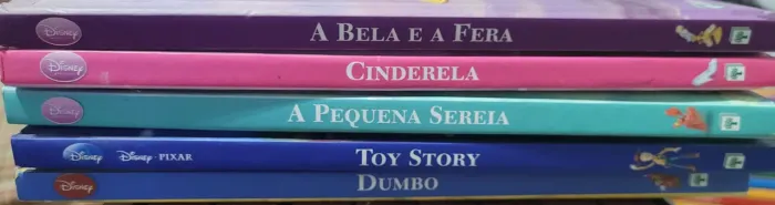 5 LIVROS DISNEY USADOS