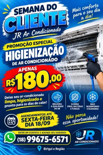 Ar condicionado limpeza 