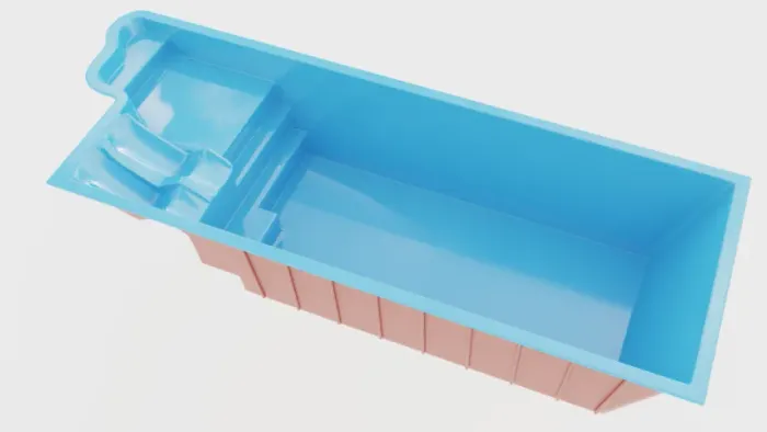 Piscina ld 8,00 X 3,00 X 1,40 LD Pronta entrega
