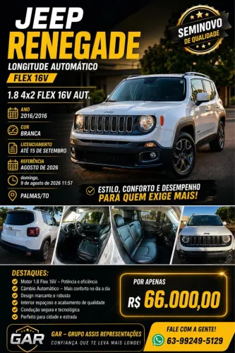 Jeep Renegade Longitude 1.8 4X2 Flex 16V Aut. 2016