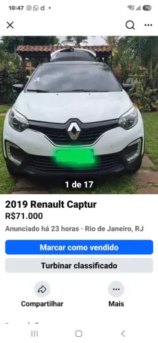 Renault Captur Life 1.6 16V Flex 5P Aut. 2019