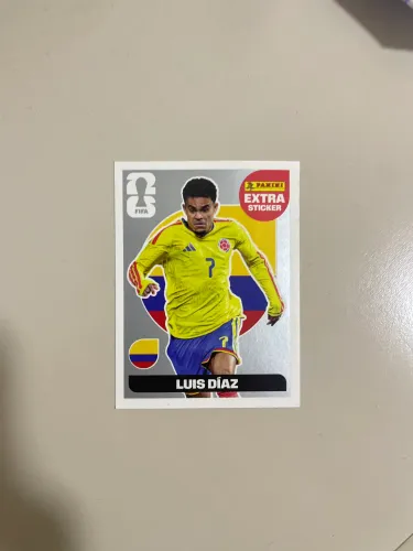 Figurinha Legend oficial Luís Díaz Copa 2026