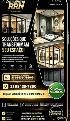 Serralheria e vidraçaria!