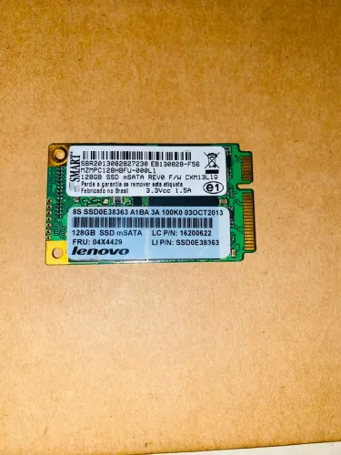 SSD mSata 128GB Smart / lenovo MZMPC128HBFU-000L1