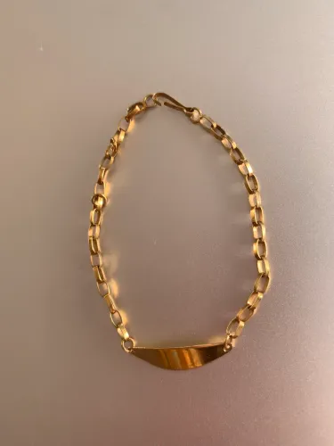 Pulseira de ouro infantil 