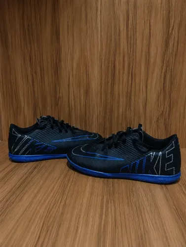 Nike Mercurial Vapor 15 Club Futsal Preto/Azul