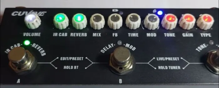 pedaleira cuvave de guitarra zera!