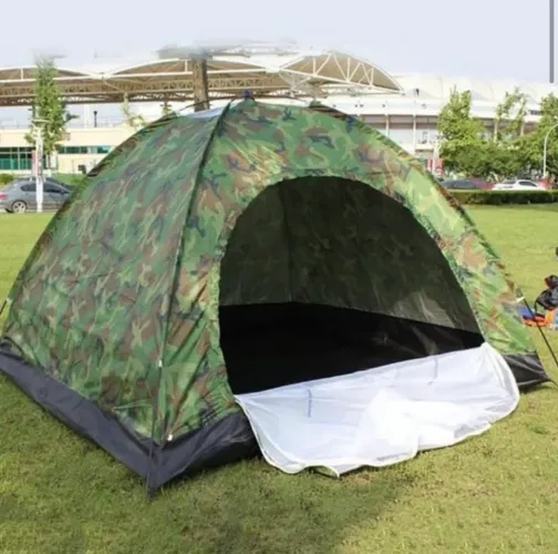 Barraca de camping para 7 pessoas camuflada