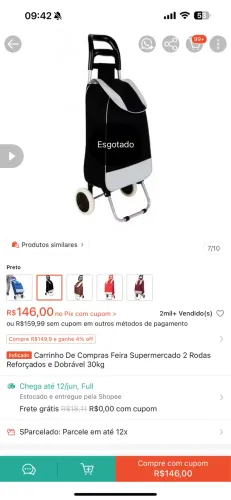 Carrinho de COMPRAS
