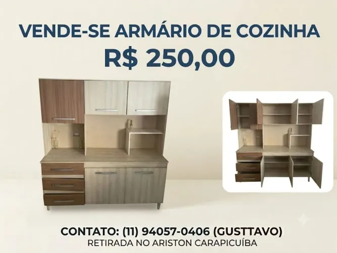 Armário de cozinha completo