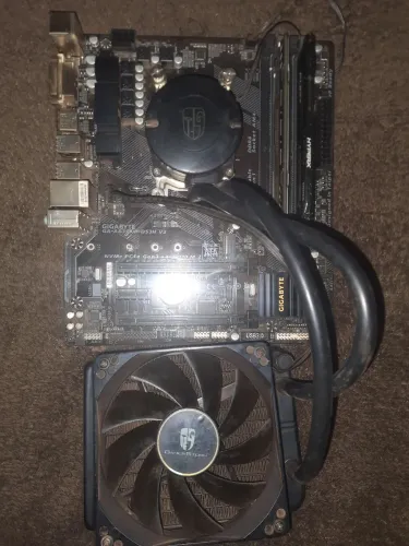 Kit Upgrade Ryzen 7 5700x + Placa Mãe + 16 GB Ram + Water Cooler