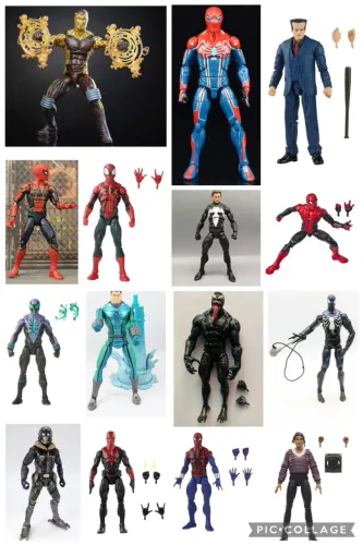 Lote de Figuras e Bonecos Coleção do Homem Aranha Spider-Man Classics 