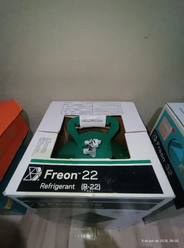 Gás R-22 lacrado (novo) marca freon.