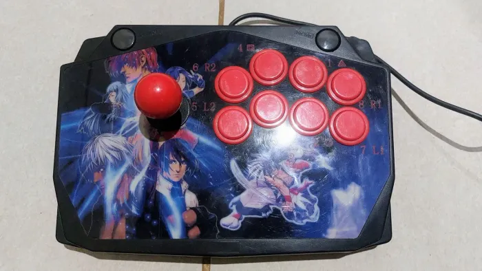 Controle arcade  pra ps2 ps3 computador e outros