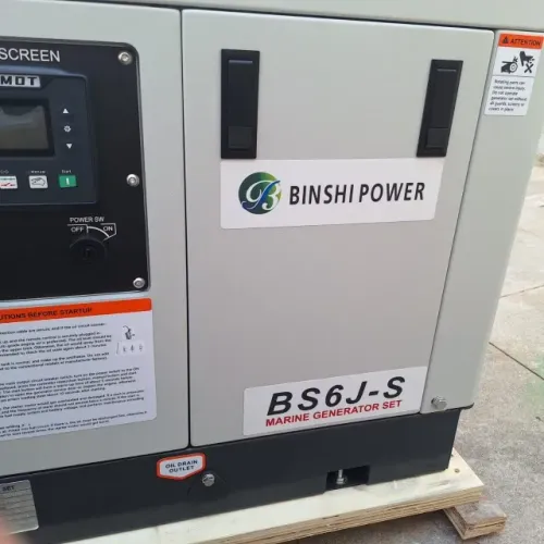 GERADOR NÁUTICO 6 KWA com controle a distância marca BINSHI completo zero