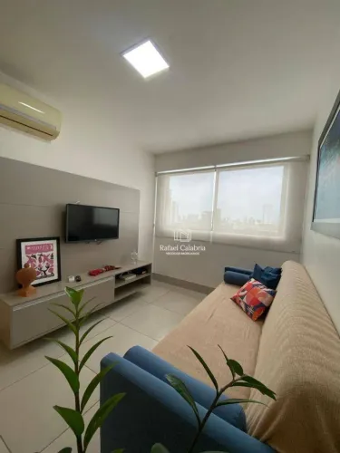 Flat com 1 dormitório à venda, 34 m² - Ilha do Leite - Recife/PE