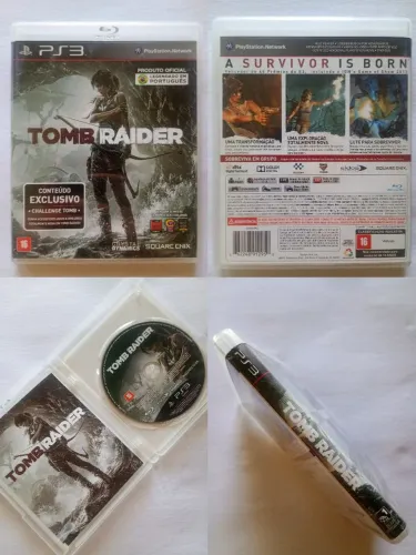 Tomb Raider 2013 - jogo PS3 blu-ray 
