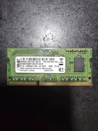 Memória SMART 2GB 1333MHz 1,5v