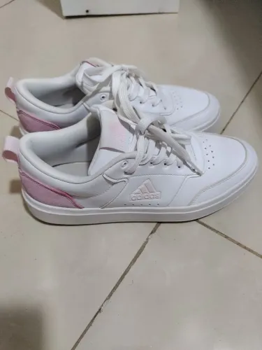 Tênis Adidas original feminino branco com rosa n 37