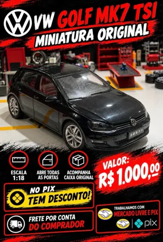 Miniatura vw Golf mk7 tsi 1:18