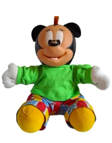 Boneco Mickey Multibrink - 31cm - Rosto de Vinil