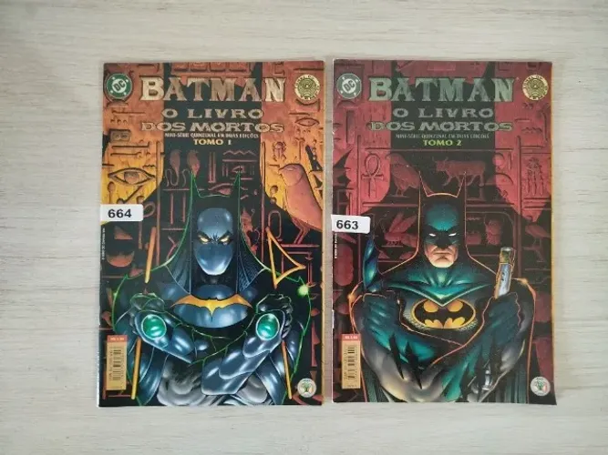 HQ Quadrinhos Batman - O Livro dos Mortos (completo em 2 edições)
