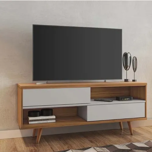 Rack NT 1180 TV Até 50 Polegadas Freijó/Off Até 12x S/ Juros