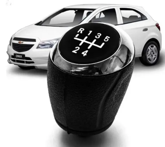 Bola de Câmbio Chevrolet Onix / Prisma / Cobalt / Spin 13 à 19 - Aro Cromado - N400530