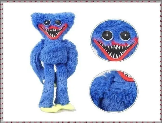 Pelúcia Huggy Wuggy Monstrinho ou Miss Kis Bordados - Lançamento