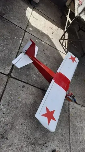 Aeromodelo cesna treinador asa alta motor glow 