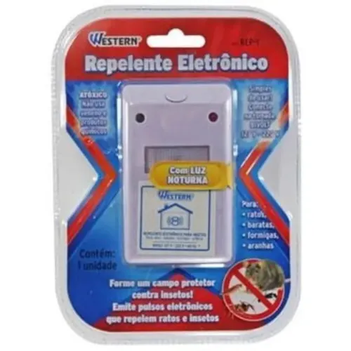 Repelente Eletronico P/ Ratos E Baratas Rep-1 Western