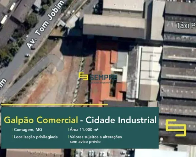 Galpão comercial para alugar na Cidade Industrial em Contagem
