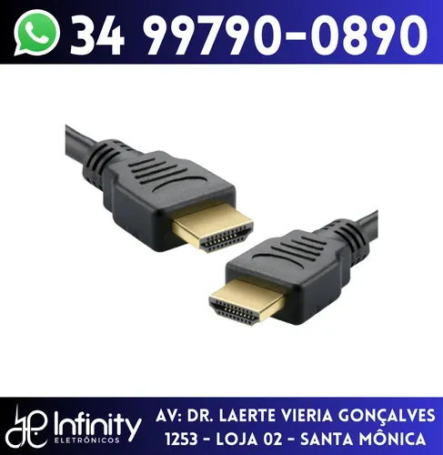 Cabo HDMI 1 Metro (Temos Outros Tamanhos)