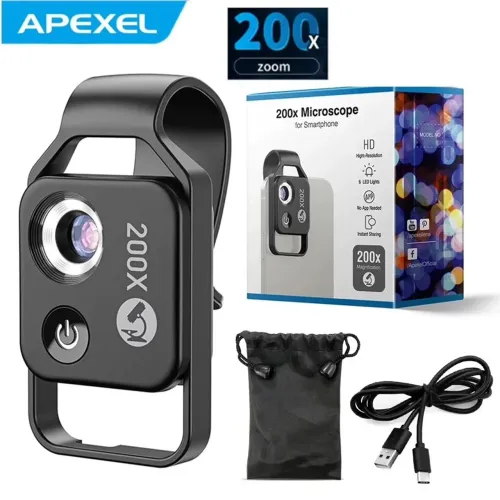 Mini microscópio 200X FRETE GRÁTIS PRONTA ENTREGA