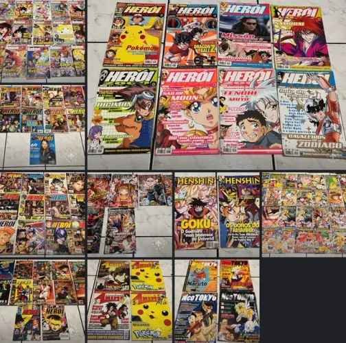 Revistas herói, herói 2000, herói.com.br, anime mix, neo tokyo.