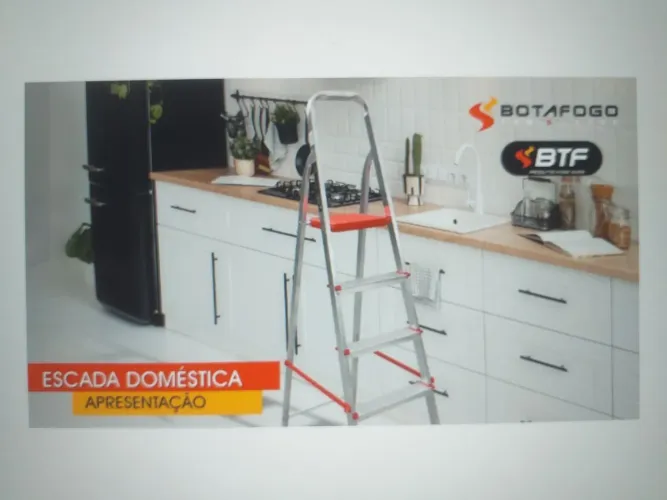 Escada Doméstica 4 Degraus - Botafogo - Nova