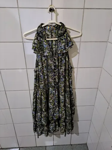 Vestido Florido tecido fino