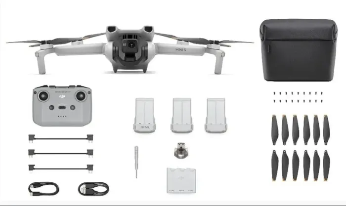 Drone Mini 3 Plus com 3 baterias
