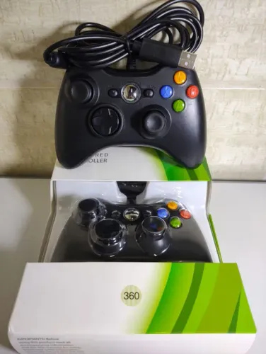 Controle com Fio USB de Xbox 360