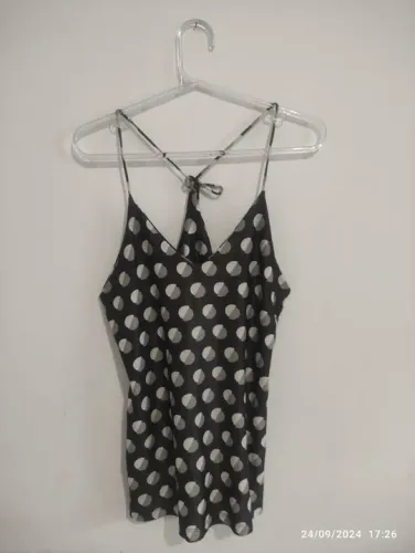 Blusa Alcinhas Poá