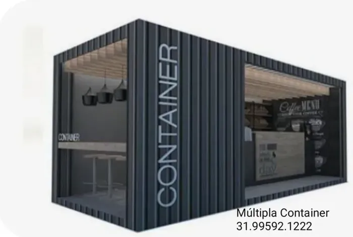 Container loja conveniência condomínio mime mercado