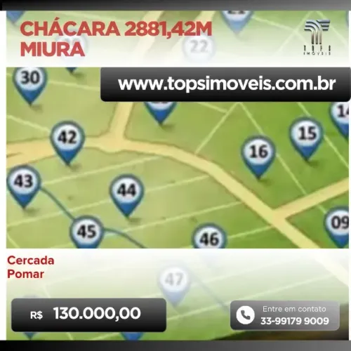 Chácara 2881 metros Miura