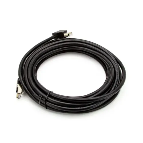 2 Cabos de Rede Patch Cord Cat7 Plug 90° 3MTs