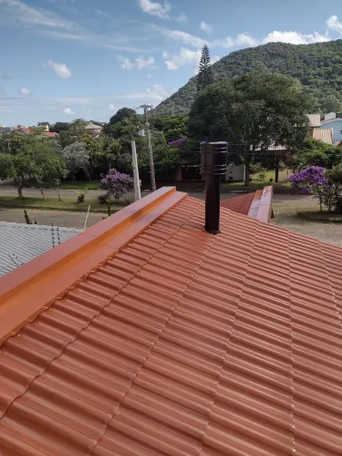 Calhas, rufos e chaminés